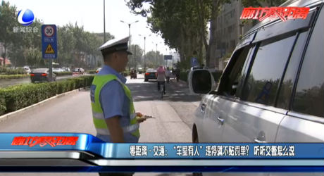 “車?yán)镉腥恕边`停就不貼罰單？