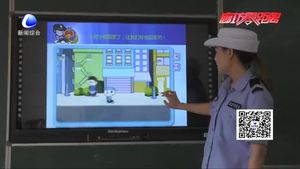 交警走進校園 開展“暑假前一課”