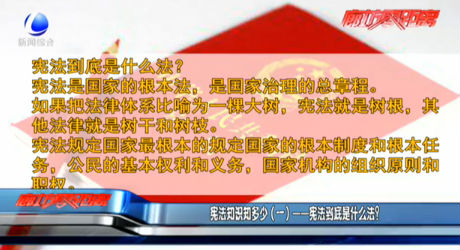 憲法知識(shí)知多少（一）——憲法到底是什么法？
