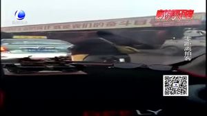 霸州兩半掛車相撞 現場車禍異常慘烈