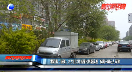 零距離·熱線：八大街北外街綠化帶臟亂差  權屬不明無人問津