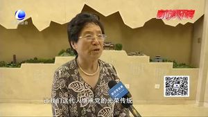 揮毫潑墨灑激情 百米長(zhǎng)卷頌黨恩