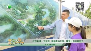 我市新增一處游園 朝陽森林公園一期預(yù)計(jì)本月底完工