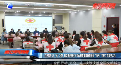 百日抗疫從“心”出發(fā) 廊坊市召開紅十字心理救援志愿服務(wù)隊“百日”抗疫工作總結(jié)大會