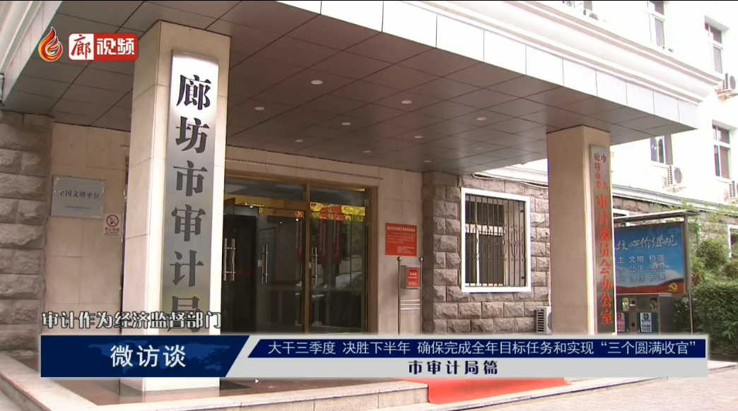 廊視頻|微訪談——市審計(jì)局篇